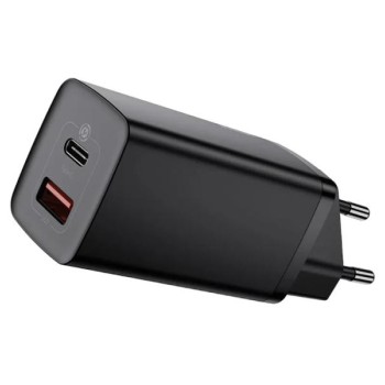 Baseus Baseus GaN2Lite punjač 65W Type C/Usb A crna
