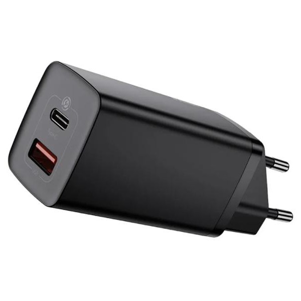Baseus Baseus GaN2Lite punjač 65W Type C/Usb A crna