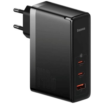 Baseus Baseus GaN5Pro punjač 140W 1*Usb A/2* Type C + kabl Type C/Type C crna