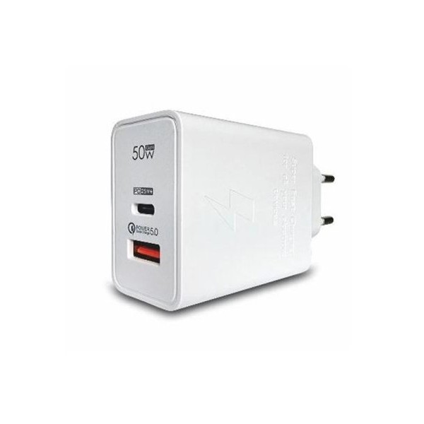 Bavin Bavitel punjač 50W Usb A+ Type C, bela