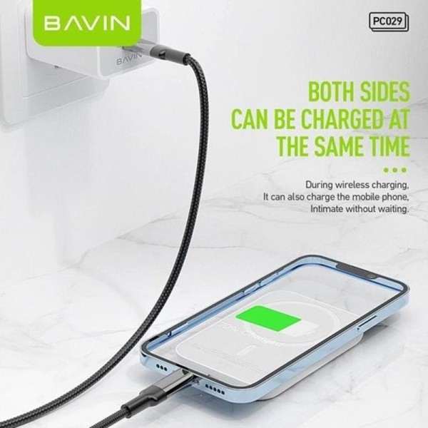 Bavin Magsafe magnetic Power bank 5000mAh, bela