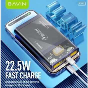 Bavin Power bank 10 000mAh 22.5W - PC002 crna