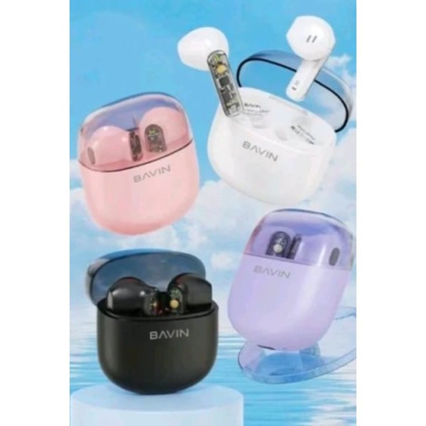 Bavin Wireless earphone B61 slušalice bela