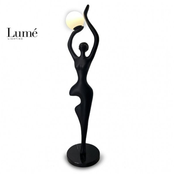 BBLINK Belore 33 podna lampa 1*E27 CRNA