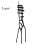 BBLINK Belore 53 Podna lampa crna