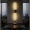 BBLINK Crna zidna LED lampa 12W 3000K IP20 1m