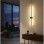 BBLINK Crna zidna LED lampa 12W 3000K IP20