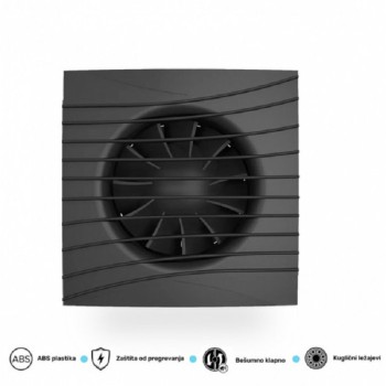 BBLINK Era ventilator silent 5C crni