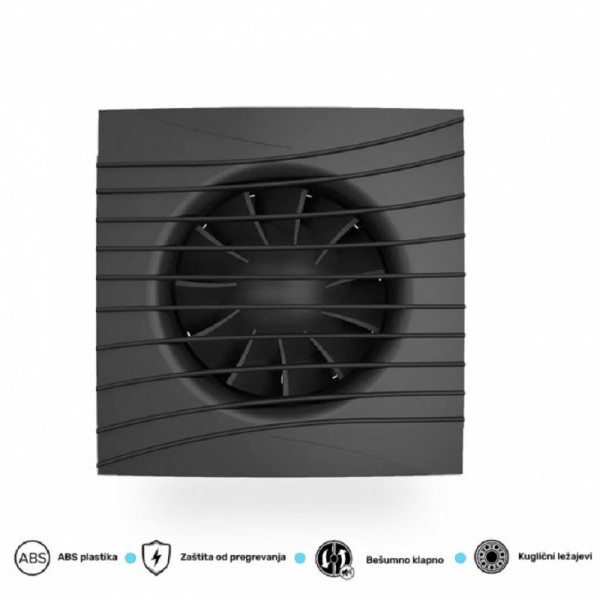 BBLINK Era ventilator silent 5C crni