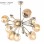 BBLINK KIRPI 19129 luster 9*E27 Hrom