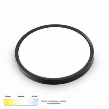BBLINK LED Plafonjera LV 18W 2800K/4000K/6000K Crna