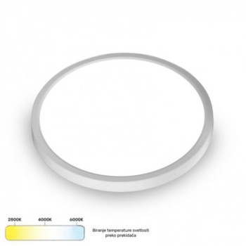 BBLINK Led plafonjera LV 24W 2800K/4000K/6000K bela