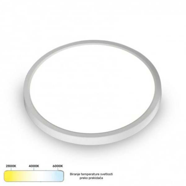 BBLINK Led plafonjera LV 24W 2800K/4000K/6000K bela