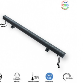 BBLINK LED REFLEKTOR JM-059 72W-RGBW 4in1-3000K-IP66-24V
