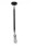 BBLINK RUSTIK 65 VISILICA 1*E27 crna/hrom