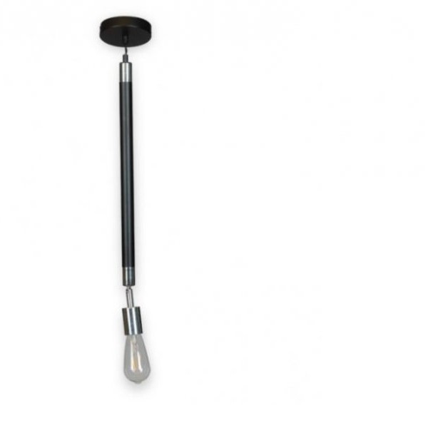 BBLINK RUSTIK 65 VISILICA 1*E27 crna/hrom