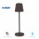 BBLINK Stona lampa punjiva T16011 3W 3000K IP54 CORTEN