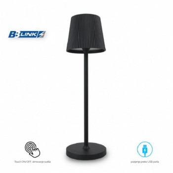 BBLINK Stona lampa punjiva T16011 3W 3000K IP54 Crna