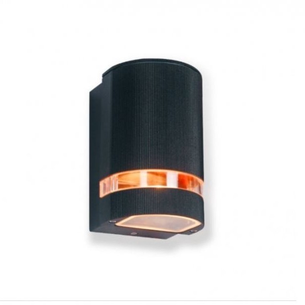 BBLINK SVETILJKA JM-5101 ZIDNA CRNA 1*GU10 IP44
