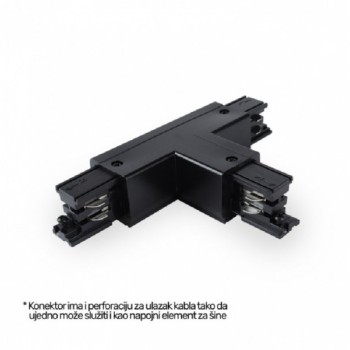 BBLINK Trof T konektor WSO-32B(R1) Crni
