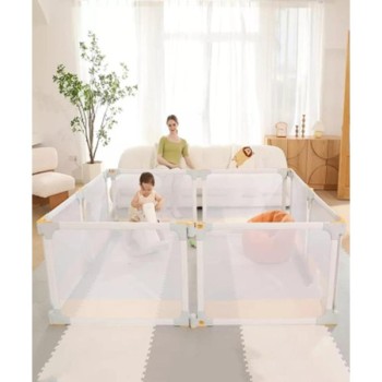 BBO Fun 2 Play mutlifunkcionalna ogradica za bebe 8 u 1 Grey - 200x200 cm (WMWL02-GREY)