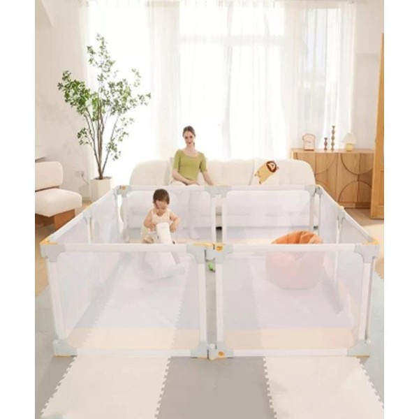 BBO Fun 2 Play mutlifunkcionalna ogradica za bebe 8 u 1 Grey - 200x200 cm (WMWL02-GREY)