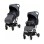 BBO KOLICA ZA BEBE (D600) BOOGY - DARK GREY