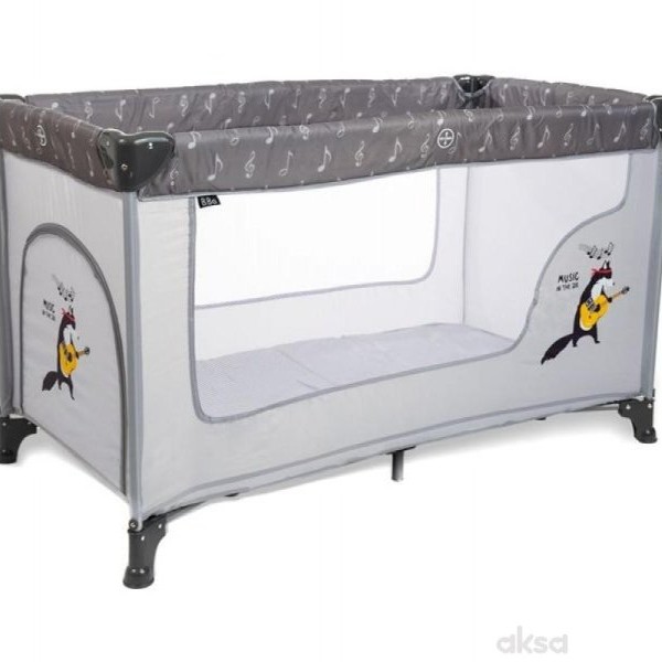 BBO Prenosivi krevetac za bebe 1 nivo Dream&Play Grey