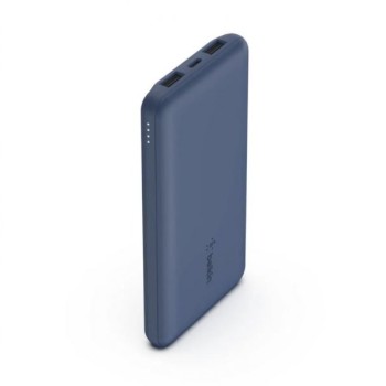 BELKIN BOOST CHARGE (10000 mAH) Power Bank with USB-C 15W - Dual USB-A - 15cm USB-A to C Cable - Blue