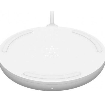 BELKIN BOOST_CHARGE 10W Wireless Charging Pad + QC 3.0 Wall Charger + Cable - White