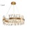 BELORE 4 LUSTER LED 48W 3000K ANTIQUE MESING