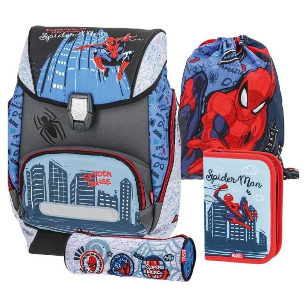 Best Buy Logic set, ranac anatomski, Spider-Man, 4 u 1, City