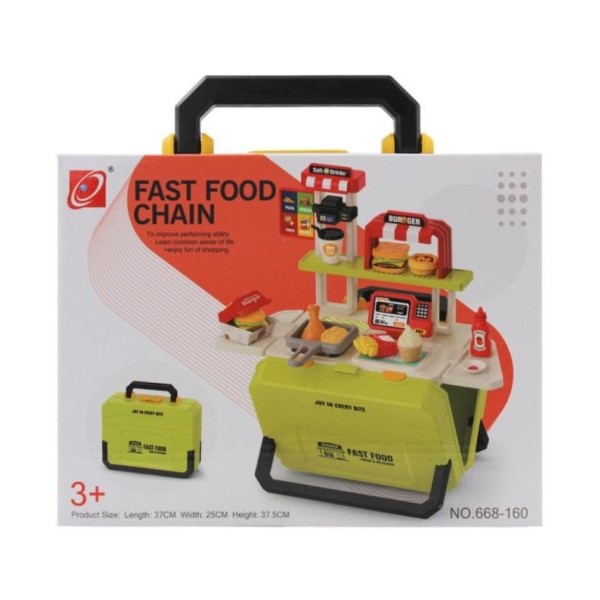 BEST LUCK FAST FOOD KOMBO KOFER SET ZA IGRU