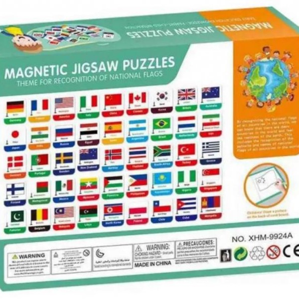 BEST LUCK Magnet puzzle zastave  BE099924A