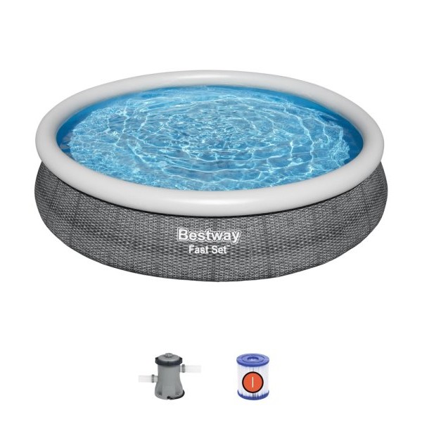 BESTWAY Fast set bazen sa filter pumpom 366 x 76 cm