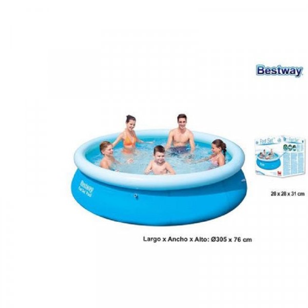 BESTWAY Okrugli bazen bez filtera 305X76CM