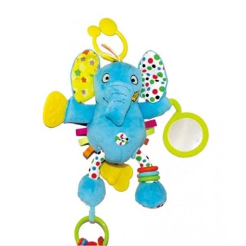 BIBA TOYS Plišana igračka ( sa ogledalom ) slonić