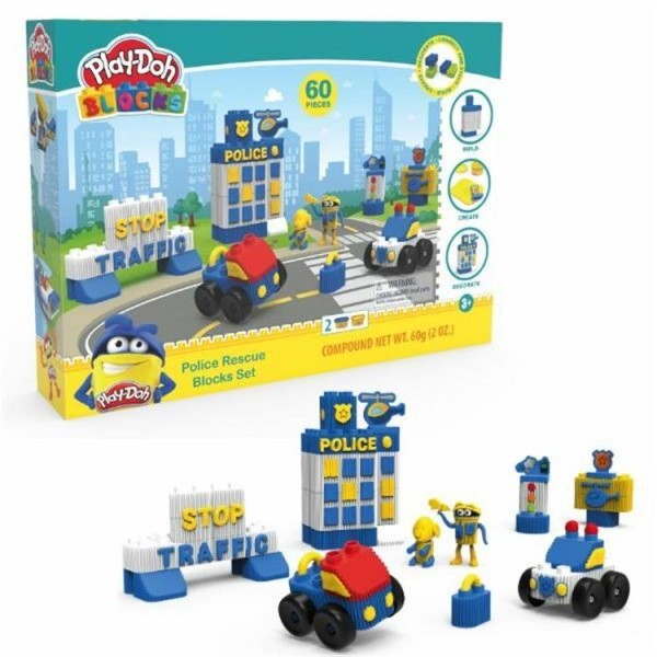 BILDO Kocke s plastelinom Policija 04/3404