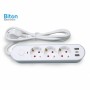 Biton Electronics GS03KU Prenosna priključnica (3x šuko+3xUSB) 1.5m