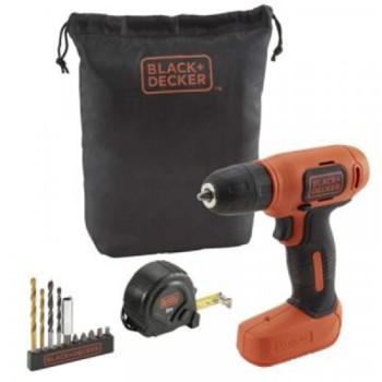 BLACK&DECKER Akumulatorska bušilica odvijač 7.2 LI-Ion torbica pribor - BDCD8GPA