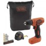 BLACK&DECKER Akumulatorska bušilica odvijač 7.2 LI-Ion torbica pribor - BDCD8GPA