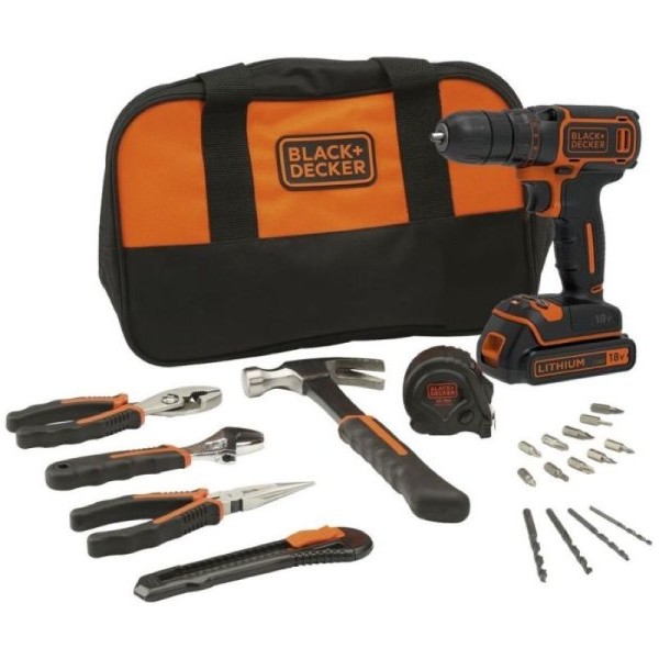 BLACK&DECKER BDCDC18HTSA-QW Acu Šrafilica SET