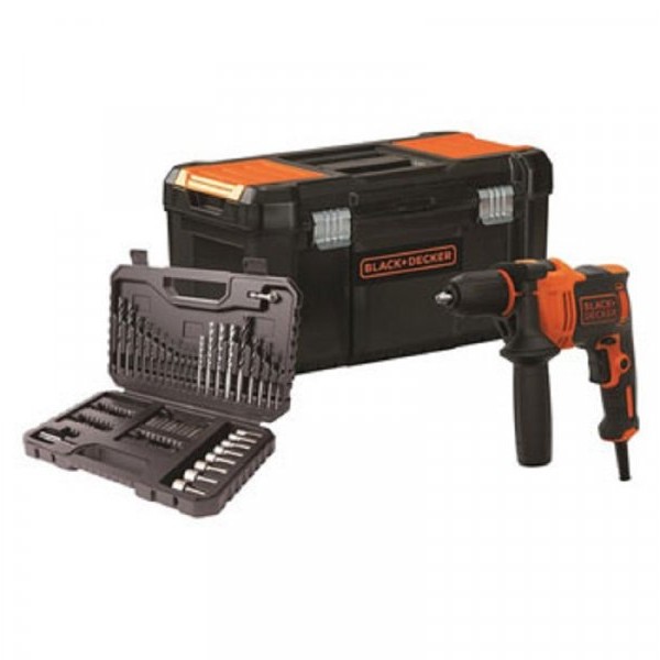 BLACK&DECKER BEH710KA80 električna udarna bušilica 710W + kofer + pribor