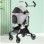 Bolzz Kolica za ljubimce Premium Gray