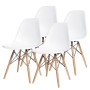 Bolzz MILANO SET 4 STOLICE WHITE BOLMILCHAWHITS
