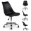 Bolzz Pisa set 4 kancelarijske stolice Black