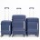 Bolzz SET KOFERA VOYAGE 3/1 plava boja