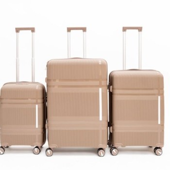 Bolzz SET KOFERA VOYAGE 3/1 Roza boja