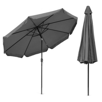 Bolzz Veliki 3m suncobran sa nagibom Dark grey