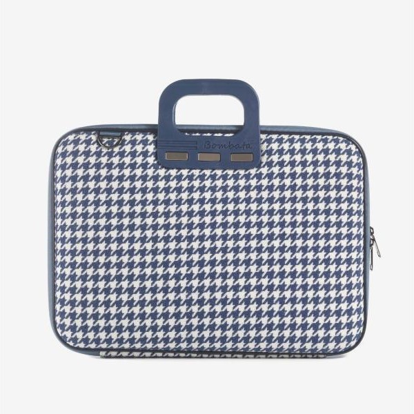 BOMBATA Torba Pied de Poule 15,6''-16'' Plava (E00842 11)
